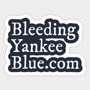 Bleeding Yankee Blue Classic Sticker